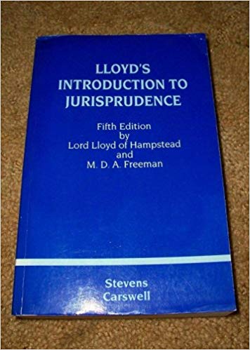 Lloyd's Introduction to Jurisprudence (5th Edition) - Scanned Pdf with ocr